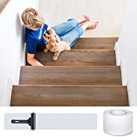 DanceWhale - Cinta adhesiva antideslizante para escaleras- 4 pulgadas x 33 pies- tiras autoadhesivas antideslizantes…